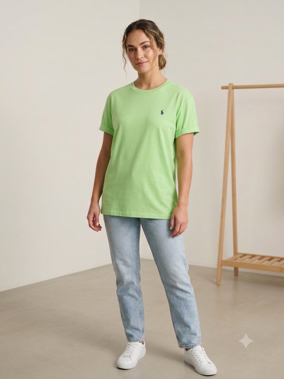 Polo by Ralph Lauren Neon Lime Green Crewneck Tee